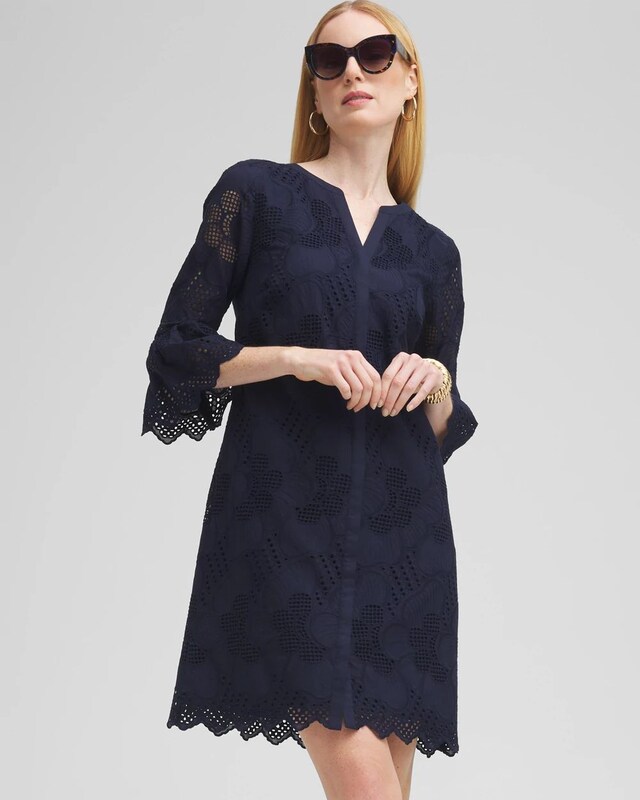 Lace Shift Dress - image 2